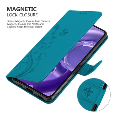Motorola EDGE 30 NEO Pungetui Cover Case (Blå)