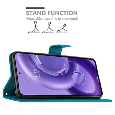 Motorola EDGE 30 NEO Pungetui Cover Case (Blå)