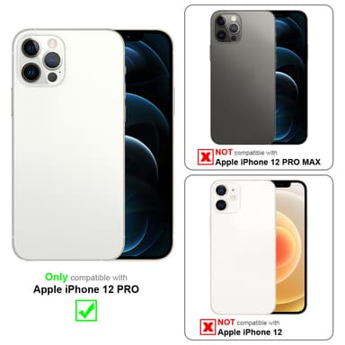 iPhone 12 PRO Cover Etui Case (Lyserød)