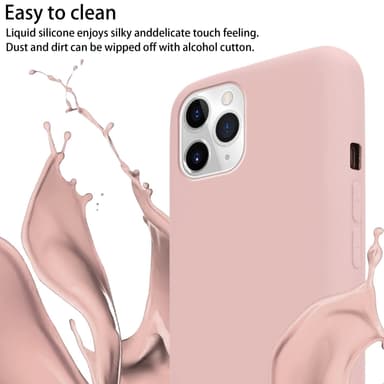 iPhone 11 PRO Etui Cover Kæde (Lyserød)
