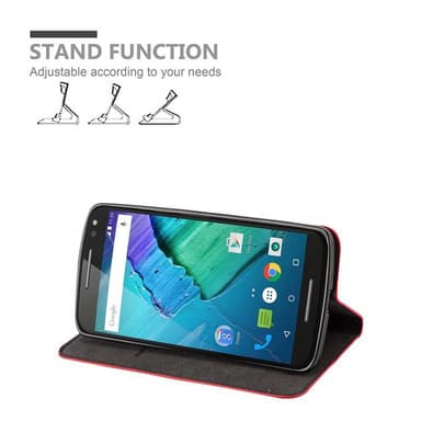 Motorola MOTO X STYLE Cover Etui Case (Rød)