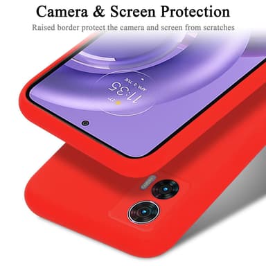 Motorola EDGE 30 NEO Cover Etui Case (Rød)