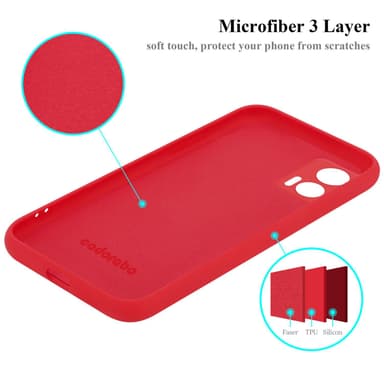 Motorola EDGE 30 NEO Cover Etui Case (Rød)