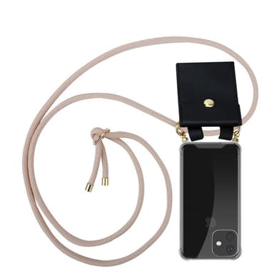 iPhone 11 PRO Etui Cover Kæde (Lyserød)