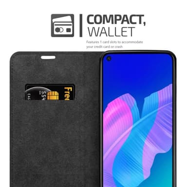 Huawei P40 LITE E Cover Etui Case (Sort)