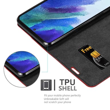 Samsung Galaxy S22 Cover Etui Case (Rød)