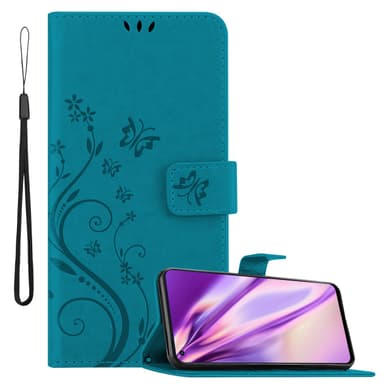 Oppo Reno6 5G Pungetui Cover Case (Blå)