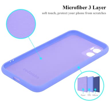 Motorola MOTO E22 / E22i Cover Etui Case (Lilla)