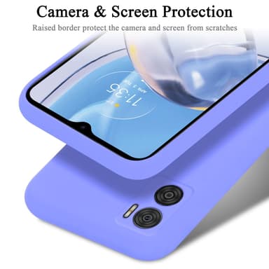 Motorola MOTO E22 / E22i Cover Etui Case (Lilla)