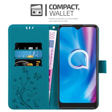Alcatel 1S 2020 Pungetui Cover Case (Blå)