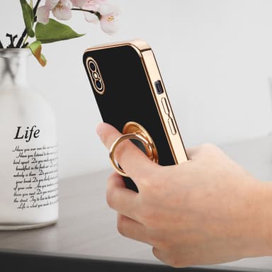 iPhone X / XS Cover Etui Case (Sort)