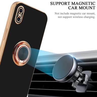 iPhone X / XS Cover Etui Case (Sort)
