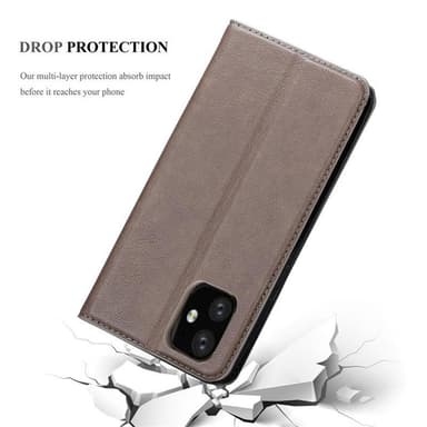 iPhone 11 Cover Etui Case (Brun)