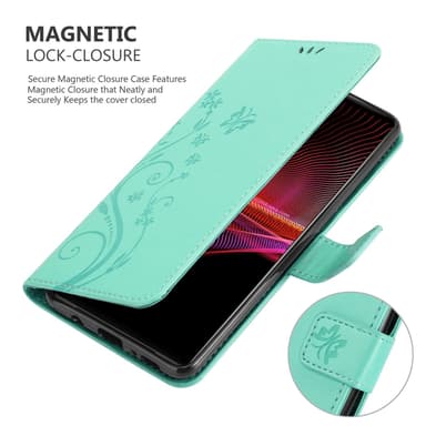 Sony Xperia 1 III Pungetui Cover Case (Turkis)