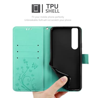 Sony Xperia 1 III Pungetui Cover Case (Turkis)