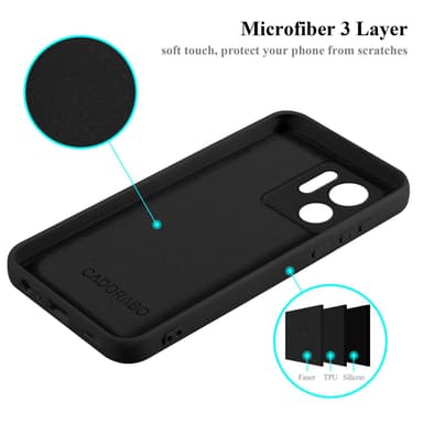 Motorola Edge 40 Cover Etui Case (Sort)