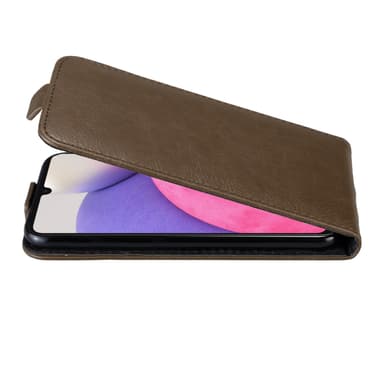 Samsung Galaxy A33 5G Pungetui Flip Cover (Brun)
