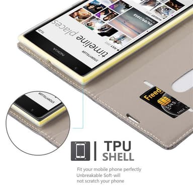 Nokia Lumia 1520 Pungetui Cover Case (Grå)