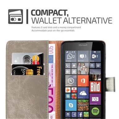 Cover Nokia Lumia 640 Etui Case (Brun)