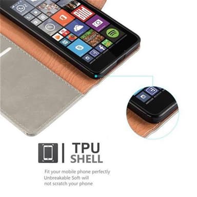 Cover Nokia Lumia 640 Etui Case (Brun)