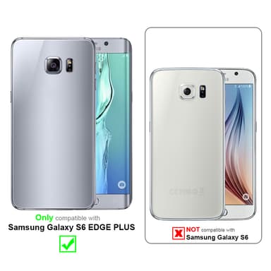 Samsung Galaxy S6 EDGE PLUS Cover Etui Case (Sort)