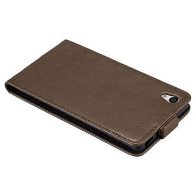 Sony Xperia Z5 Pungetui Flip Cover (Brun)