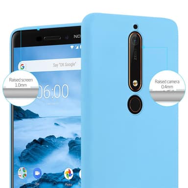Cover Nokia 6.1 Etui Case (Blå)