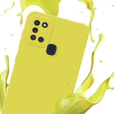 Samsung Galaxy A21s Cover Etui Case (Gul)