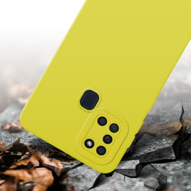 Samsung Galaxy A21s Cover Etui Case (Gul)