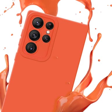 Samsung Galaxy S22 ULTRA Cover Etui Case (Orange)