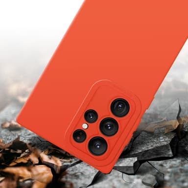 Samsung Galaxy S22 ULTRA Cover Etui Case (Orange)