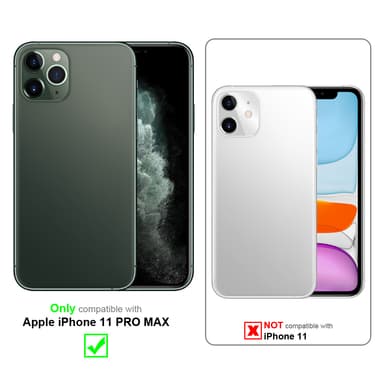 iPhone 11 PRO MAX Pungetui Cover Case (Lyserød)