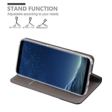 Samsung Galaxy S8 PLUS Pungetui Cover Case (Grå)