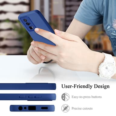 Xiaomi Poco F5 Pro Cover Etui Case (Blå)