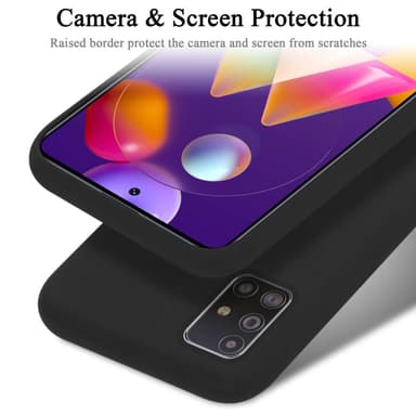 Samsung Galaxy M31s Cover Etui Case (Sort)