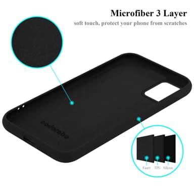 Samsung Galaxy M31s Cover Etui Case (Sort)