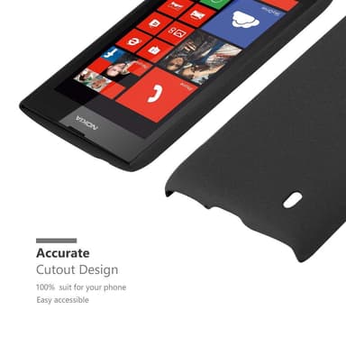 Nokia Lumia 520 / 521 Cover Etui Case (Sort)