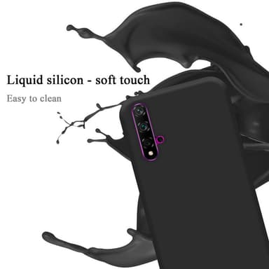 Honor 20 / 20S / Huawei NOVA 5T Cover Etui Case (Sort)