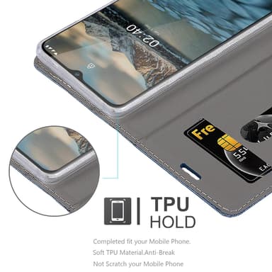 Nokia 2.4 Pungetui Cover Case (Blå)
