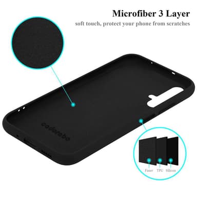 Honor 20 / 20S / Huawei NOVA 5T Cover Etui Case (Sort)