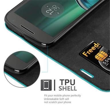 Motorola MOTO G4 / G4 PLUS Cover Etui Case (Turkis)