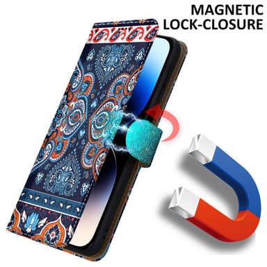 iPhone 14 PRO MAX Pungetui Cover Case (Blå)