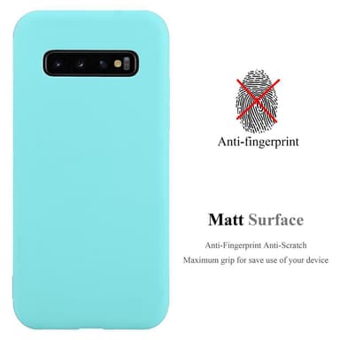 Cover Samsung Galaxy S10 PLUS Etui Case (Blå)