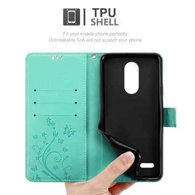LG K8 2018 / K9 2018 Pungetui Cover Case (Turkis)