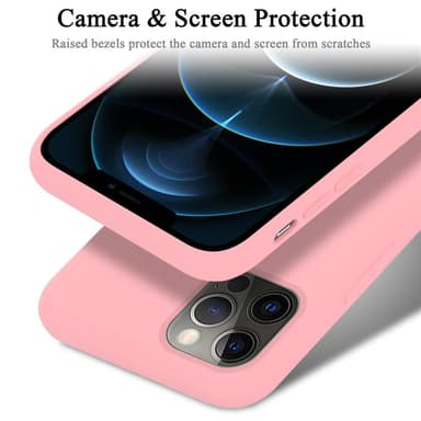 iPhone 12 / 12 PRO Cover Etui Case (Lyserød)