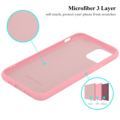 iPhone 12 / 12 PRO Cover Etui Case (Lyserød)