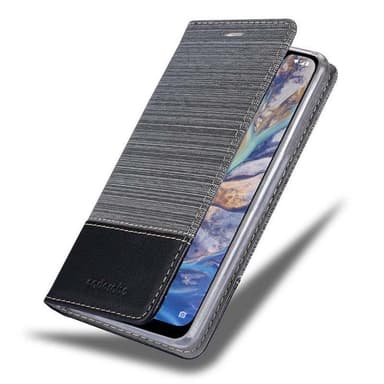 Nokia 7.1 PLUS / X7 Pungetui Cover Case (Grå)