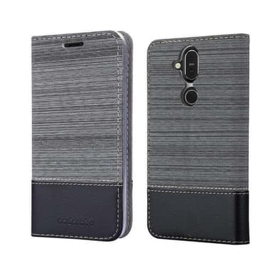 Nokia 7.1 PLUS / X7 Pungetui Cover Case (Grå)