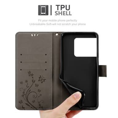 OnePlus 10 PRO 5G Pungetui Cover Case (Grå)