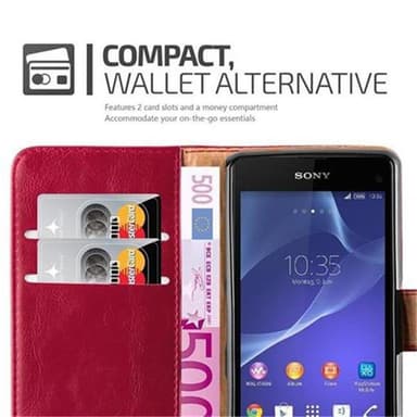 Cover Sony Xperia Z1 COMPACT Etui Case (Rød)